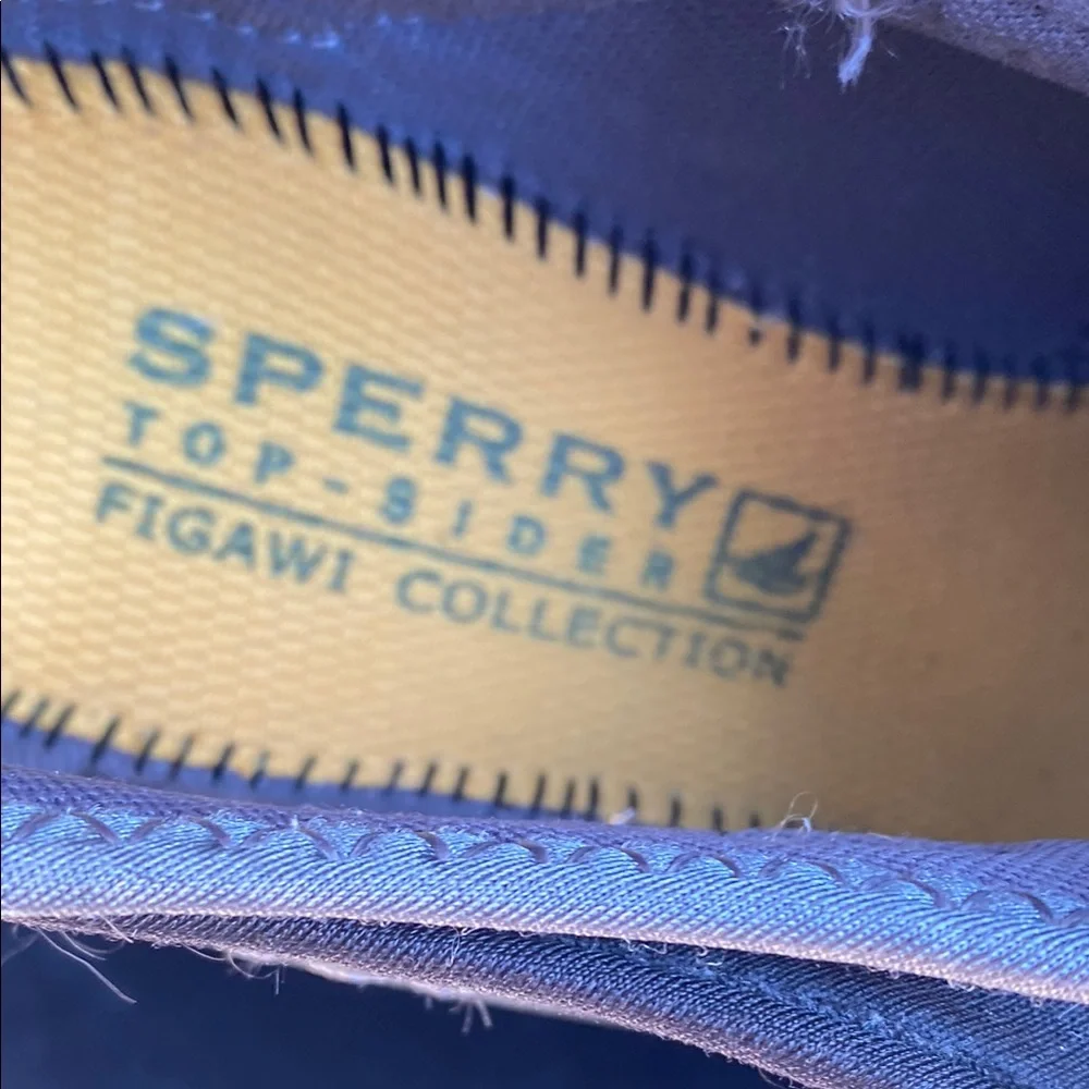 Sperry Black And Yellow Boat Shoe Sneakers Size 7.5